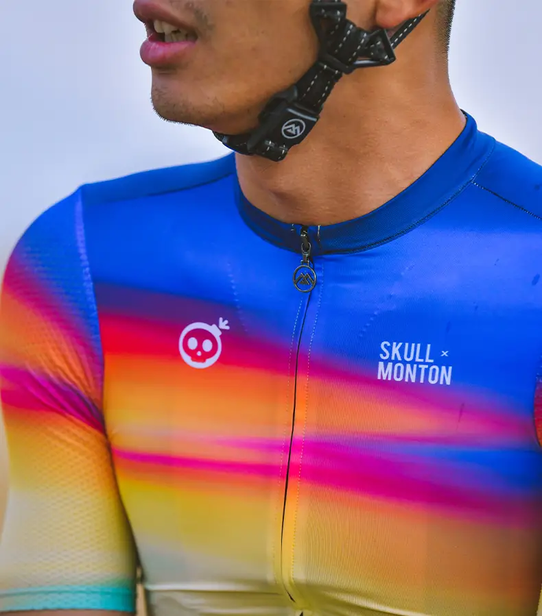 MONTON MENS CYCLING  SHORT SLEEVE JERSEY NORTHERNLIGHTS