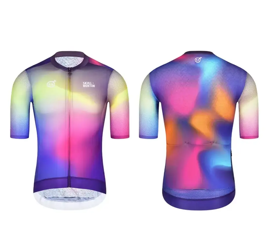 MONTON MENS CYCLING  SHORT SLEEVE JERSEY NORTHERNLIGHTS