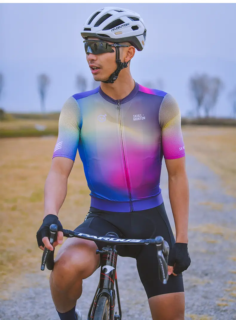 MONTON MENS CYCLING  SHORT SLEEVE JERSEY NORTHERNLIGHTS