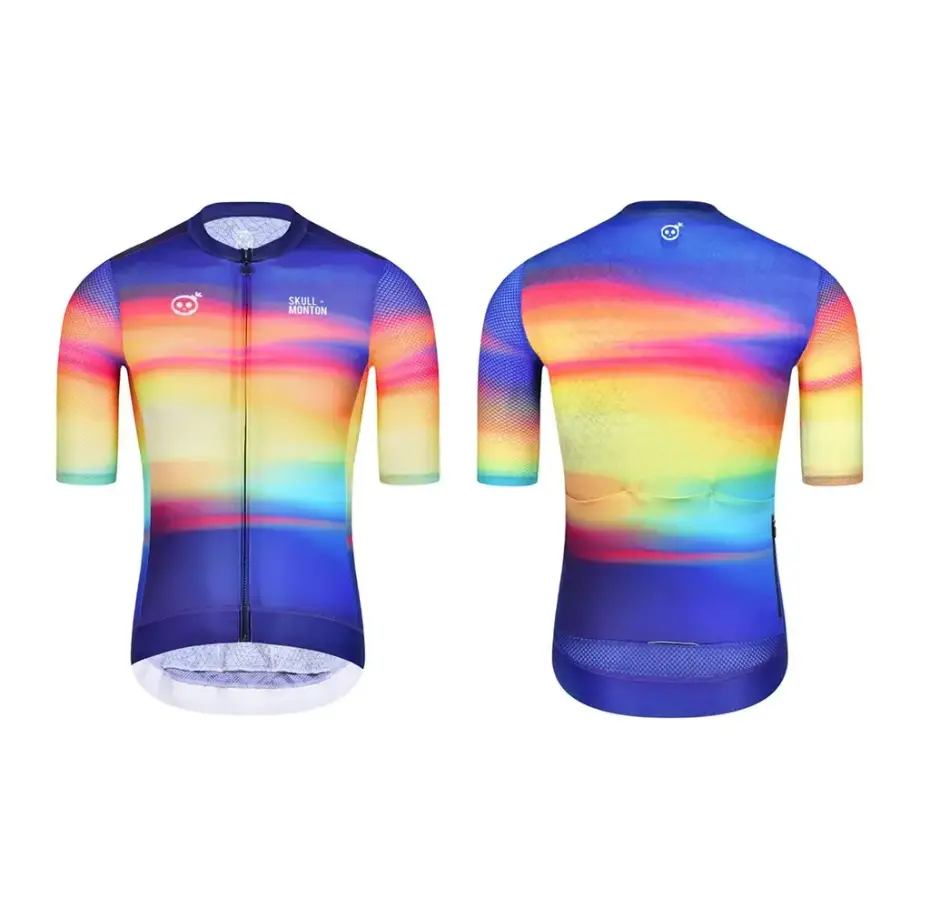MONTON MENS CYCLING  SHORT SLEEVE JERSEY NORTHERNLIGHTS