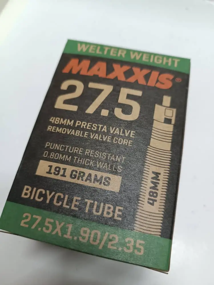 MAXXIS 27.5 INCH BICYCLE INNER TUBE MOUNTAIN BIKE