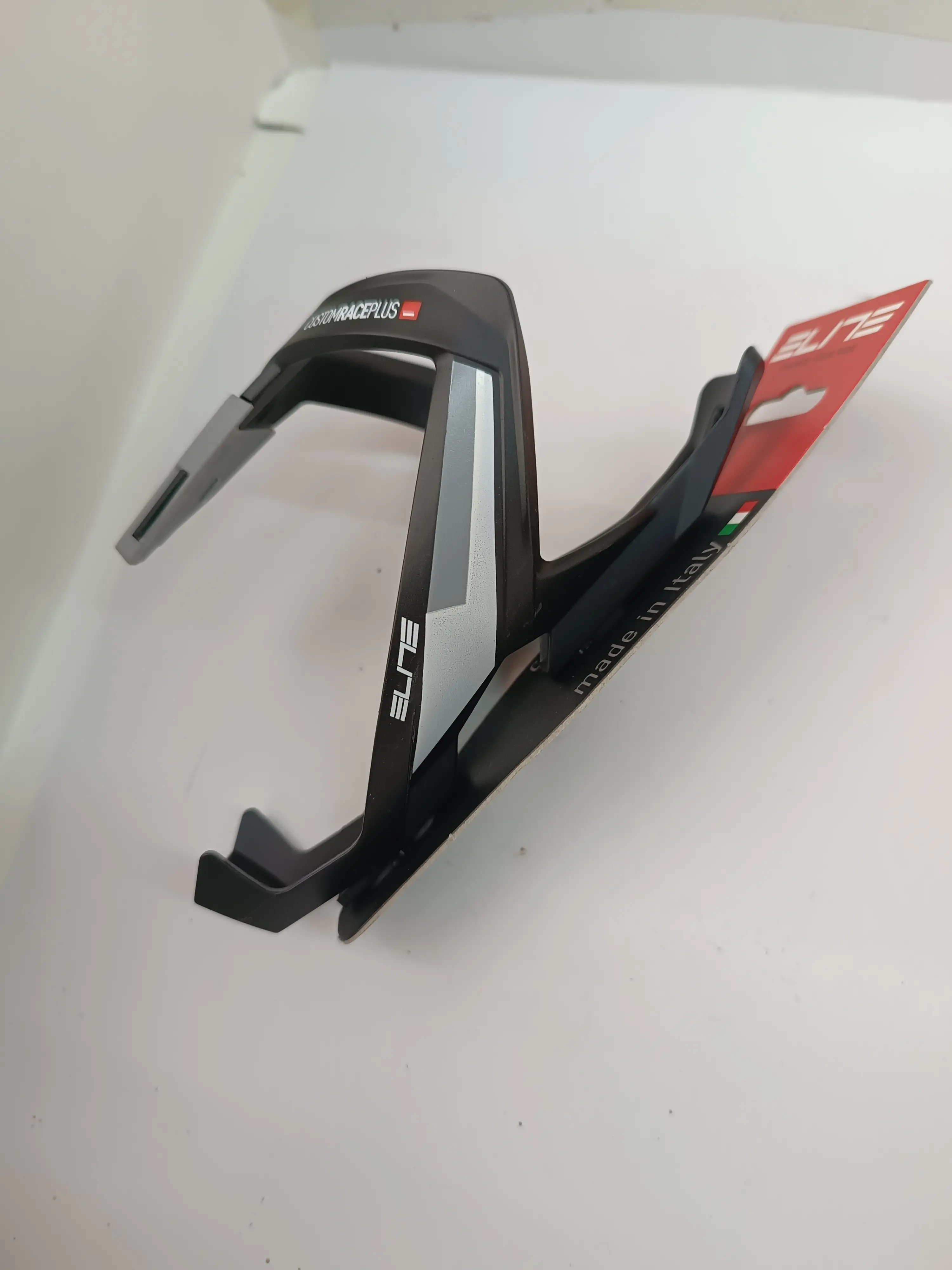 ELITE CUSTOMRACEPLUS BOTTLE CAGE (MATT BLACK-GREY)