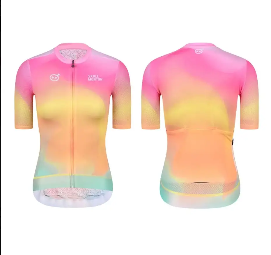 SKULL MONTON WOMENS SHORT SLEEVE JERSEY NORTHERNLIGHTS