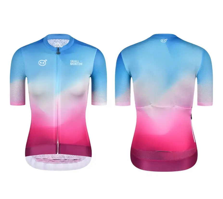 SKULL MONTON WOMENS SHORT SLEEVE JERSEY NORTHERNLIGHTS