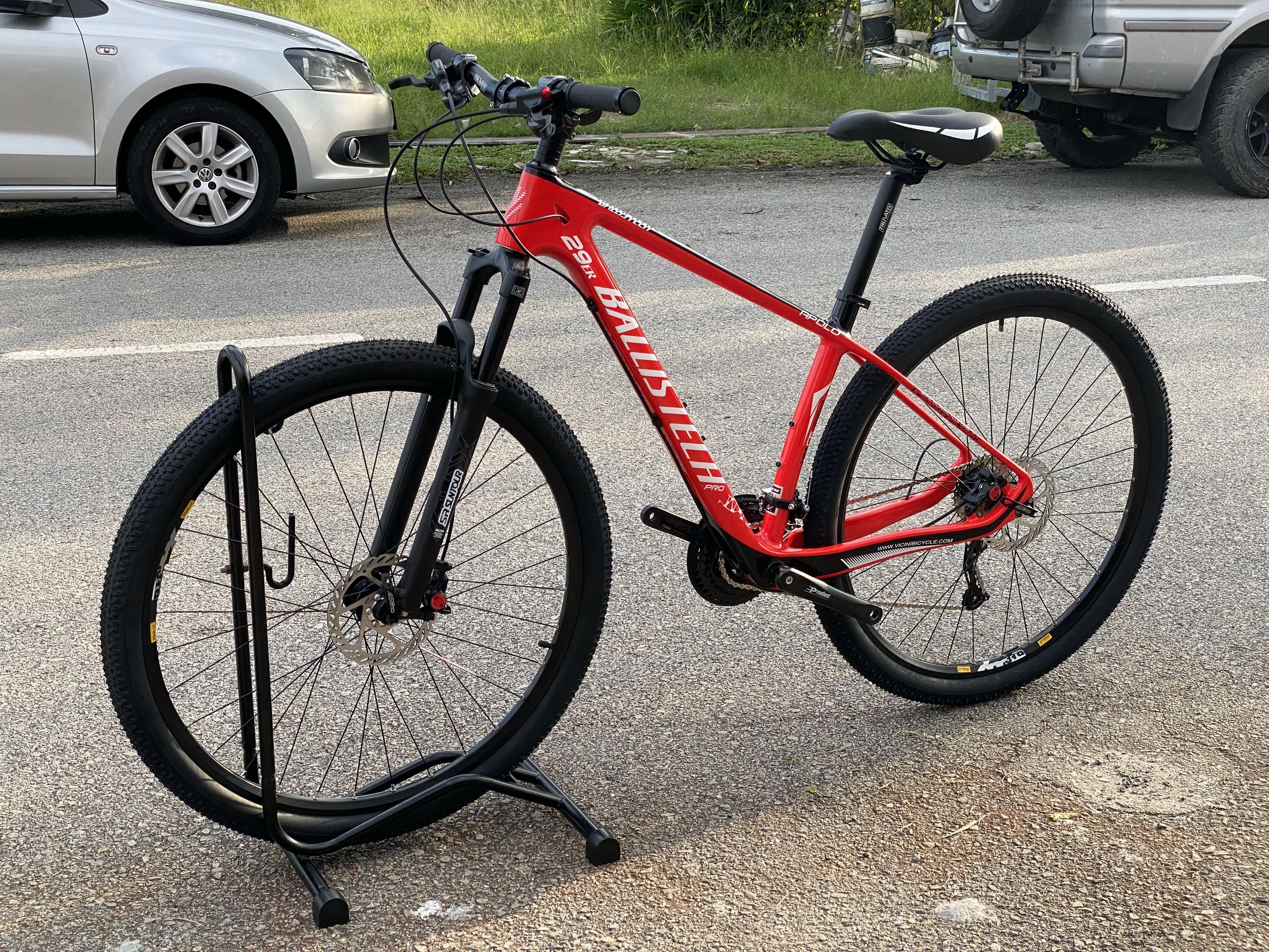 BALLISTECH Carbon Fiber 29" 27 speed Mountain Bike MTB CF Hardtail 29er shimano alivio lightweight 29 bicycle