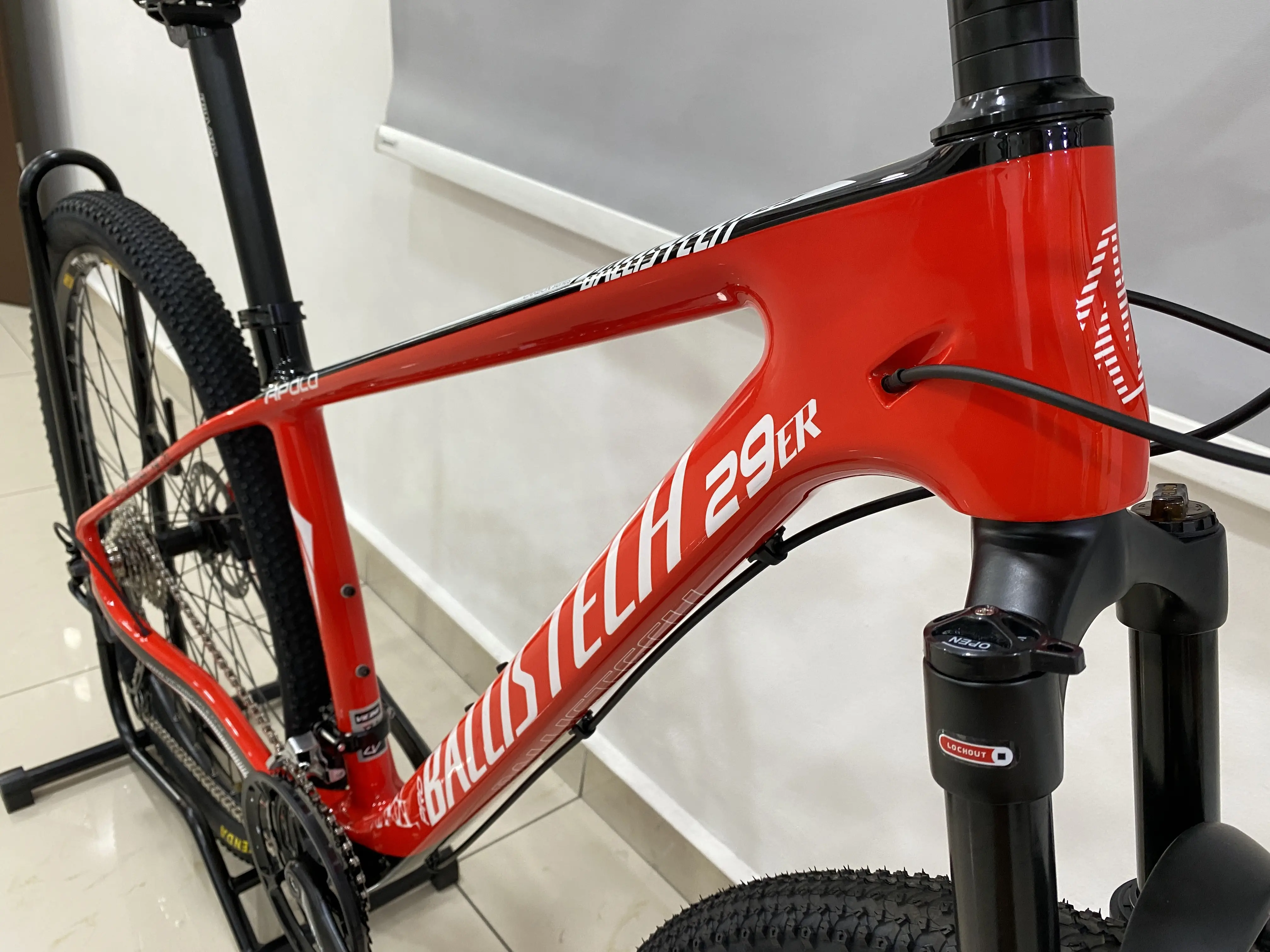 BALLISTECH Carbon Fiber 29" 27 speed Mountain Bike MTB CF Hardtail 29er shimano alivio lightweight 29 bicycle