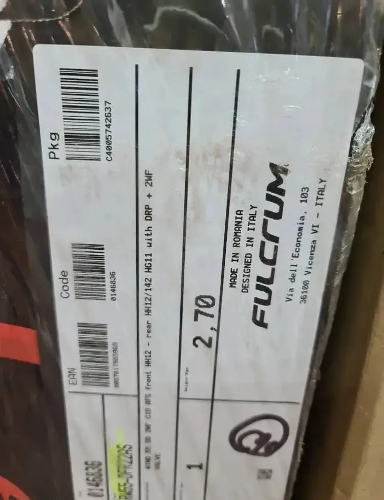 Fulcrum Wind 55 Disc -Carbon Wheelset- (55mm) (Brand New !!)