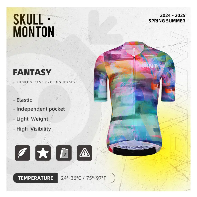 SKULL MONTON WOMENS JERSEY SHORT SLEEVE FANTASY II