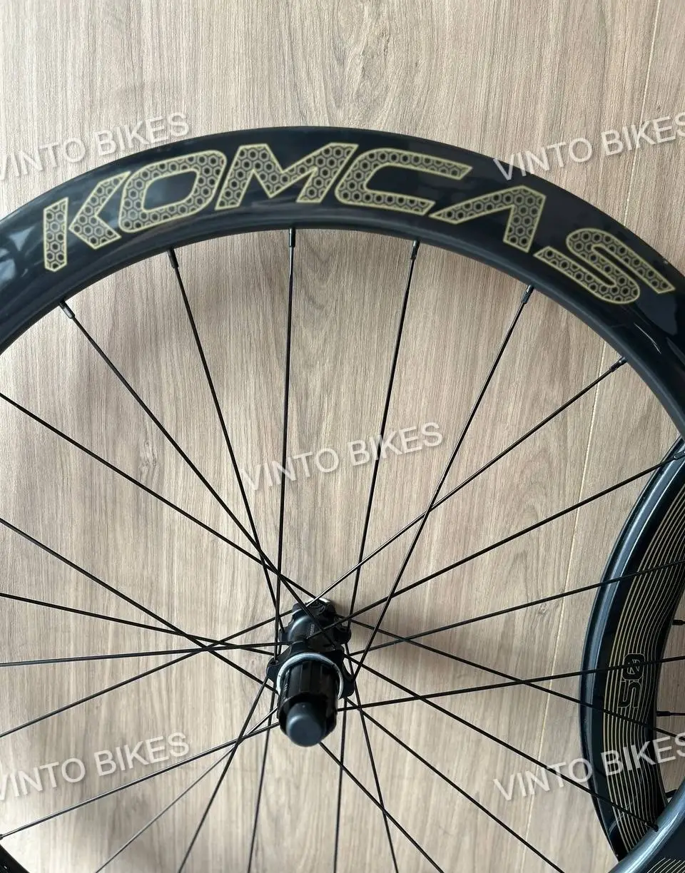 KOMCAS CARBON WHEELSET SUPER SERIES RIM/DISC 50MM