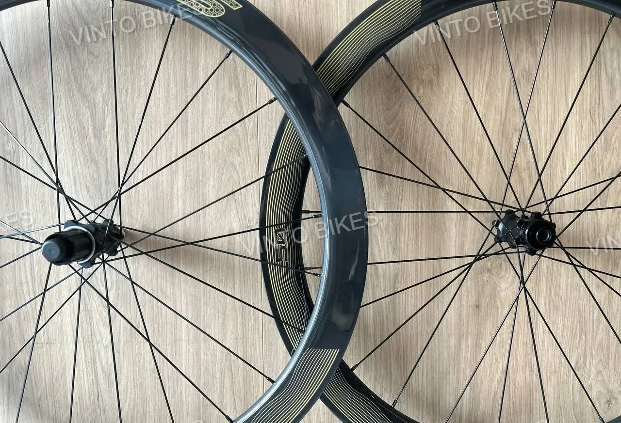 KOMCAS CARBON WHEELSET SUPER SERIES RIM/DISC 50MM