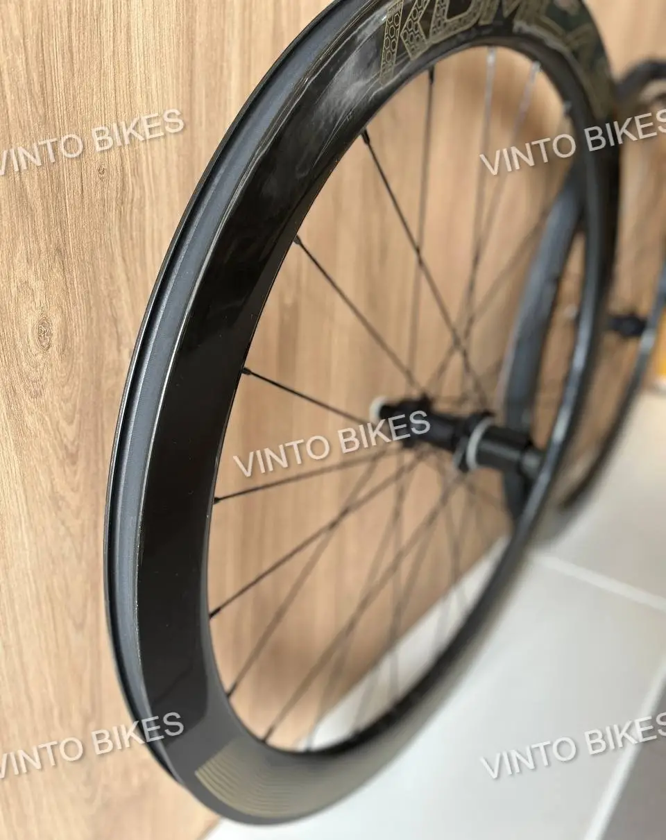 KOMCAS CARBON WHEELSET SUPER SERIES RIM/DISC 50MM