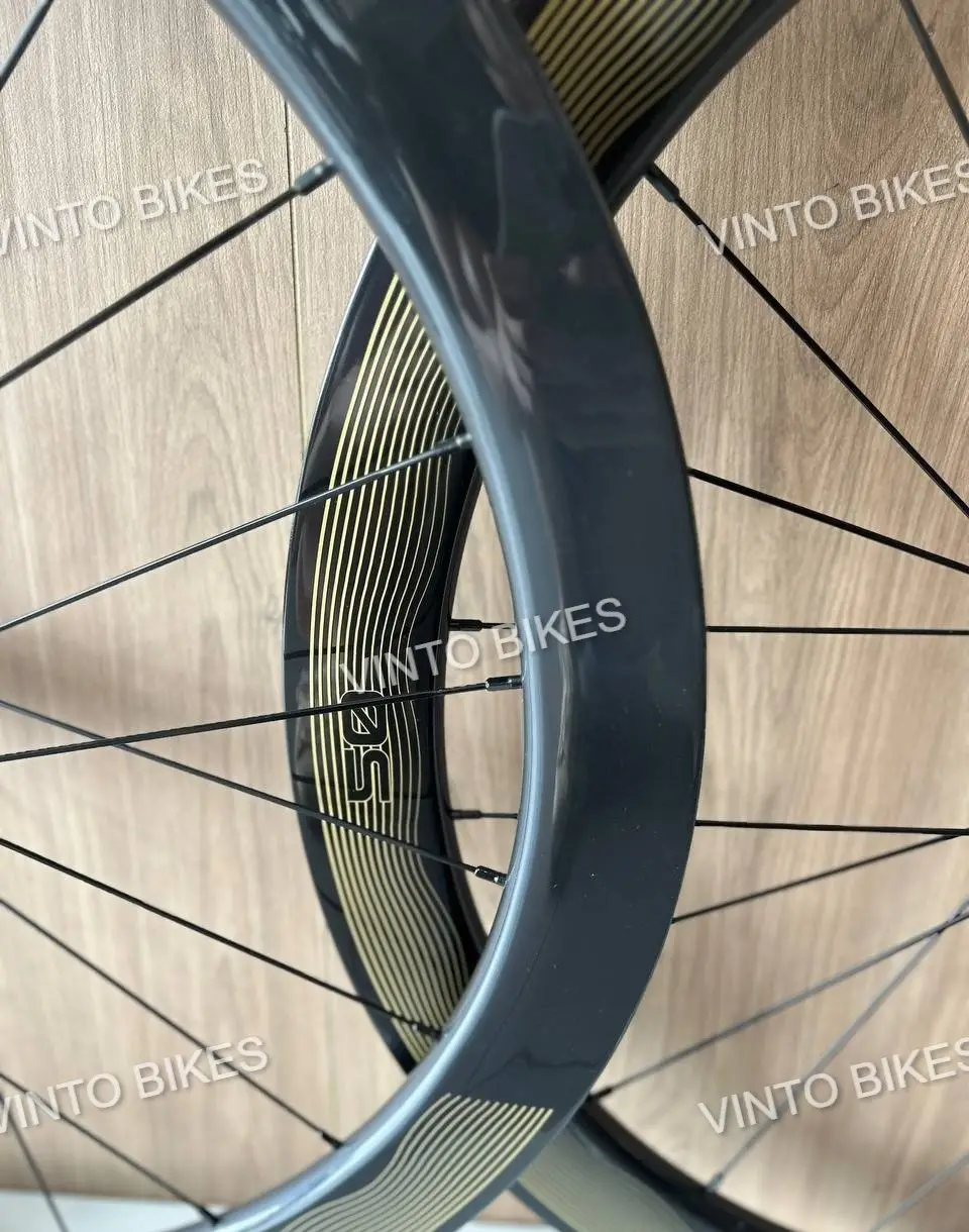 KOMCAS CARBON WHEELSET SUPER SERIES RIM/DISC 50MM
