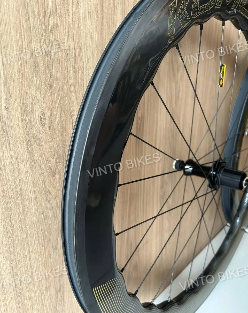 Ready Stock- KOMCAS Carbon Wheelset PRO Series Rim / Disc Brake 50mm 65mm