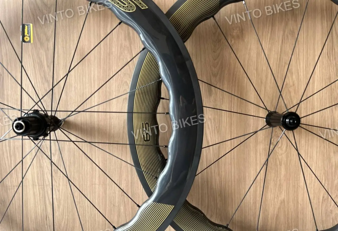 Ready Stock- KOMCAS Carbon Wheelset PRO Series Rim / Disc Brake 50mm 65mm