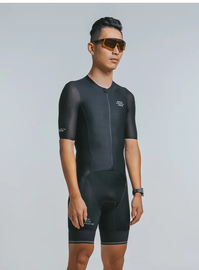 MONTON TRIATHLON SKINSUIT SHORT SLEEVE MENS BESELF