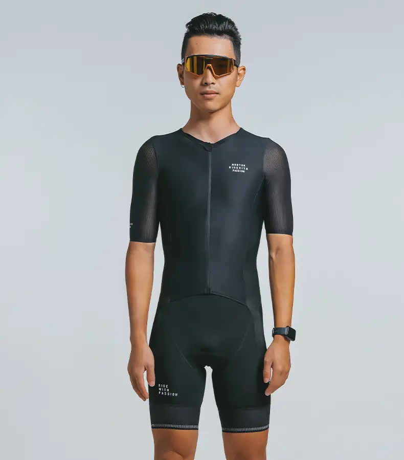 MONTON TRIATHLON SKINSUIT SHORT SLEEVE MENS BESELF