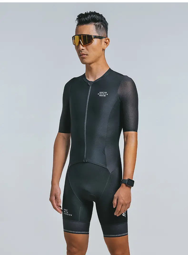 MONTON TRIATHLON SKINSUIT SHORT SLEEVE MENS BESELF