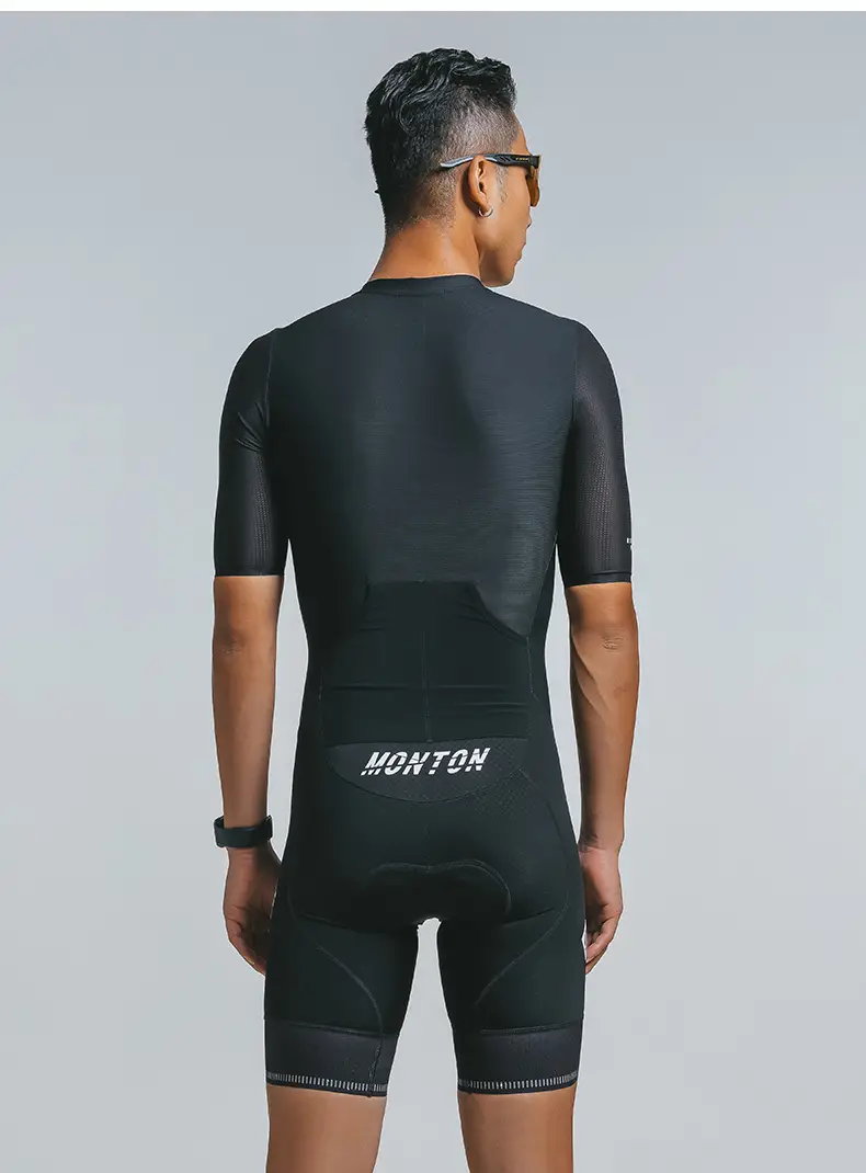 MONTON TRIATHLON SKINSUIT SHORT SLEEVE MENS BESELF