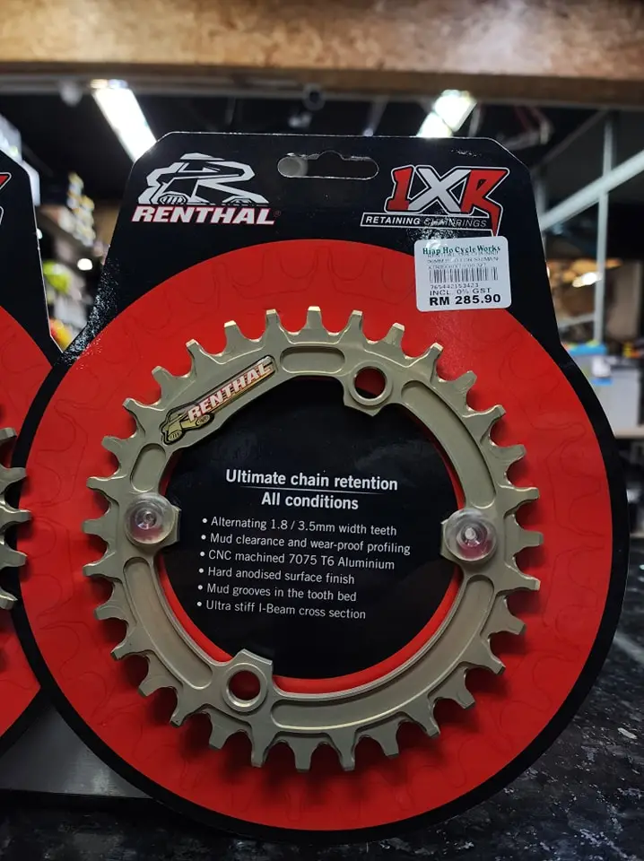 Renthal 1XR Chainring for Shimano 34/32T