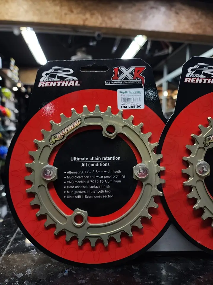 Renthal 1XR Chainring for Shimano 34/32T