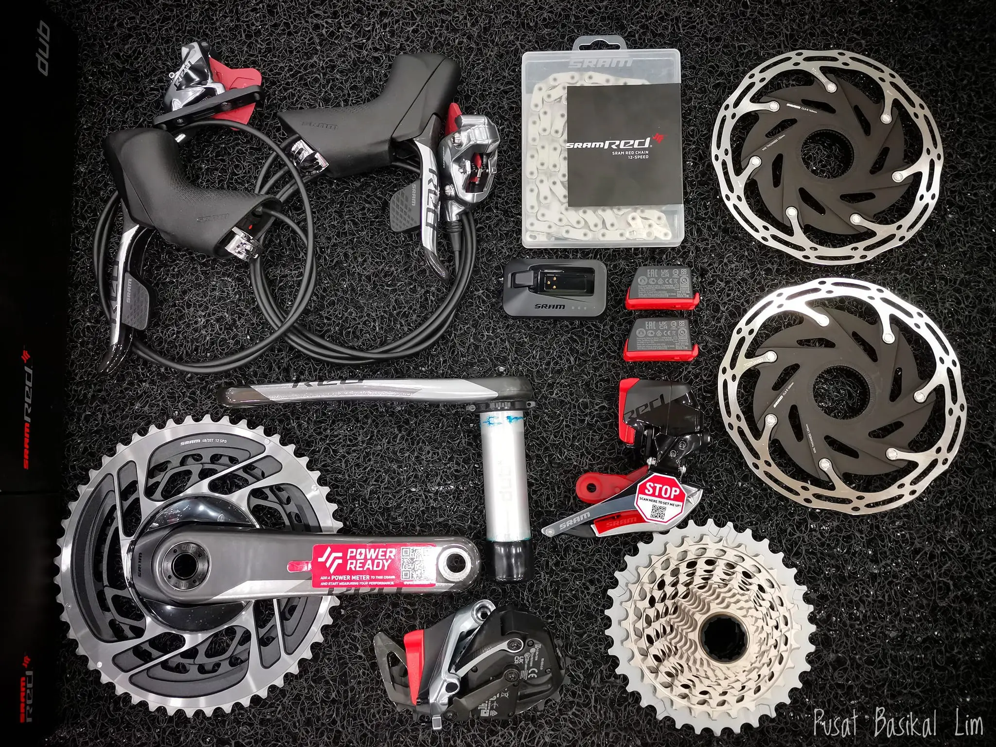 SRAM Red Etap AXS 2x12 Disc Groupset