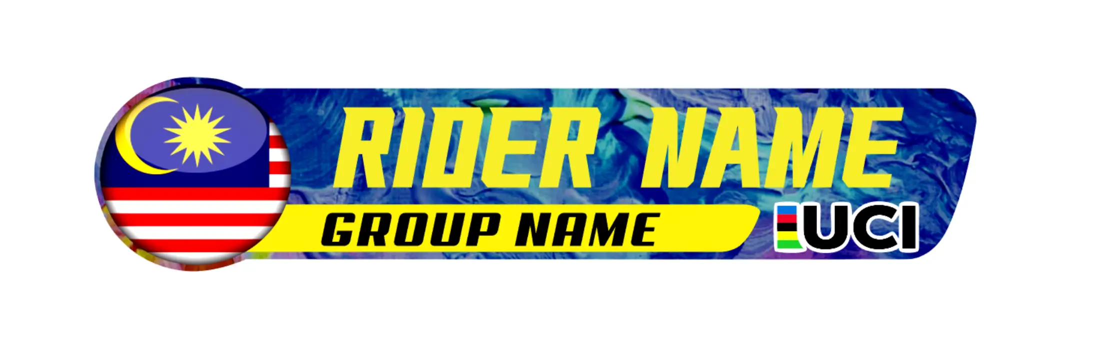 Bike Sticker Nametag! Premium Design Helmet #Sworks #Shimano #Sram #garmin #rb #mtb #RideDecal