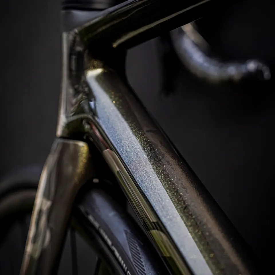 Scott Addict Rc 40 Shimano 105 Di2 / BLACK/ARMY GREEN (XS/49), (S/52)