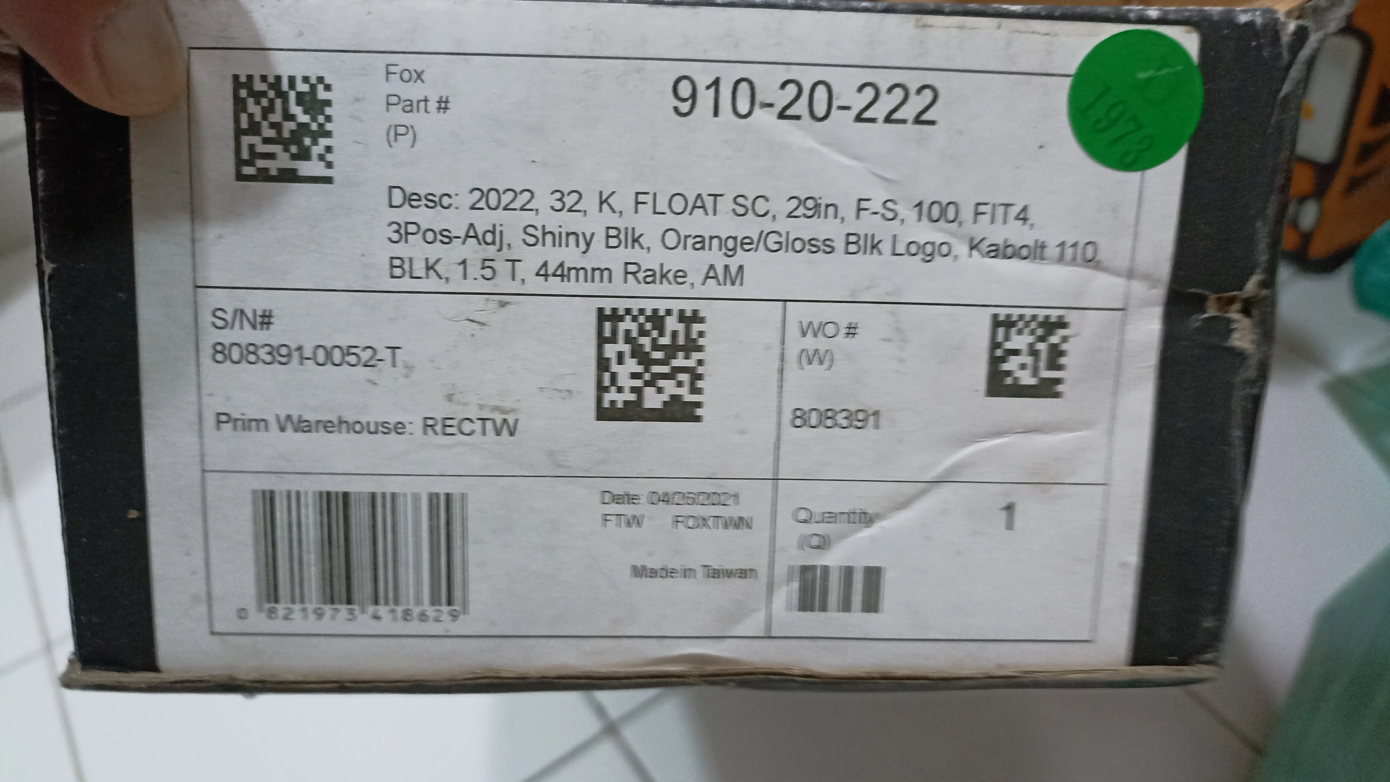 Fox 32 kashima boost