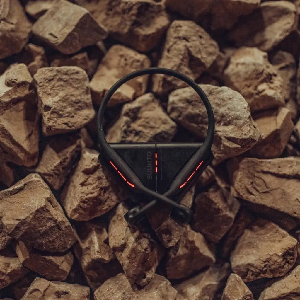Suunto Wing Premium bone conduction headphones with LED lights & powerbank