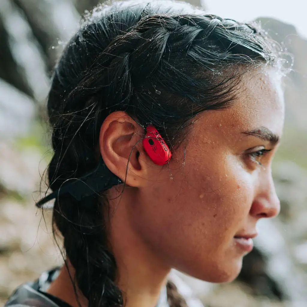 Suunto Wing Premium bone conduction headphones with LED lights & powerbank