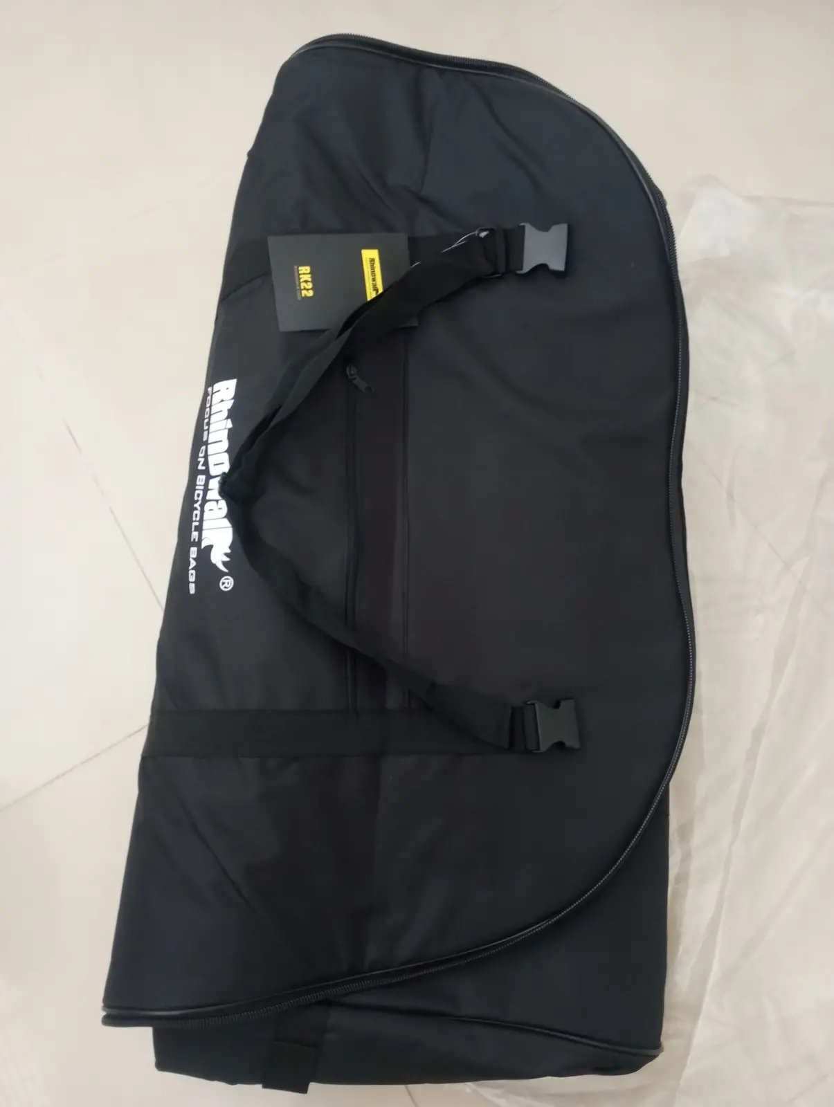[Price: RM300] [COD @TTDI] [New/Rare] Original Rhinowalk Bi-fold 20 Inch Folding Bike Travel Luggage (3 roller wheel design)
