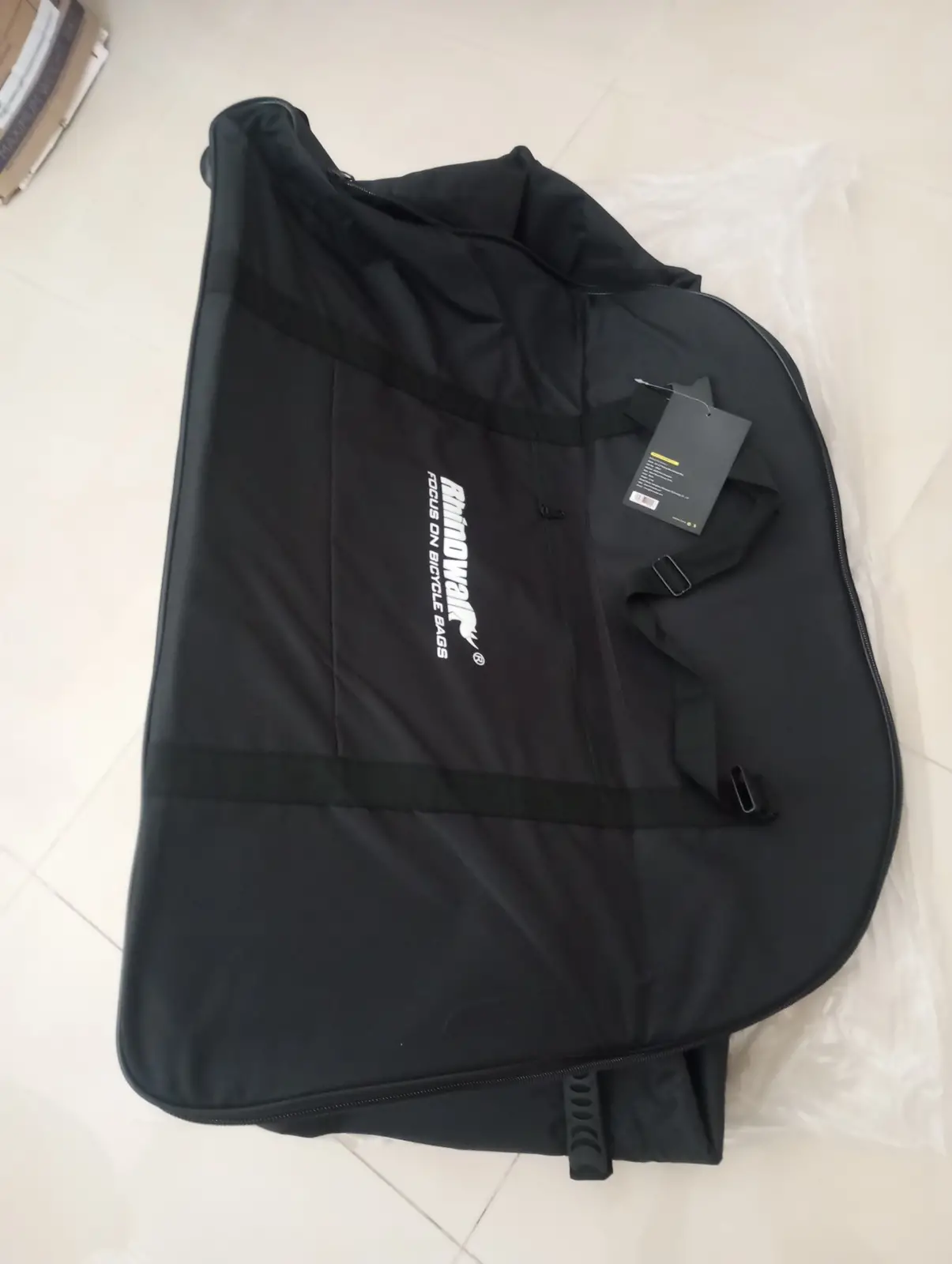 [Price: RM300] [COD @TTDI] [New/Rare] Original Rhinowalk Bi-fold 20 Inch Folding Bike Travel Luggage (3 roller wheel design)