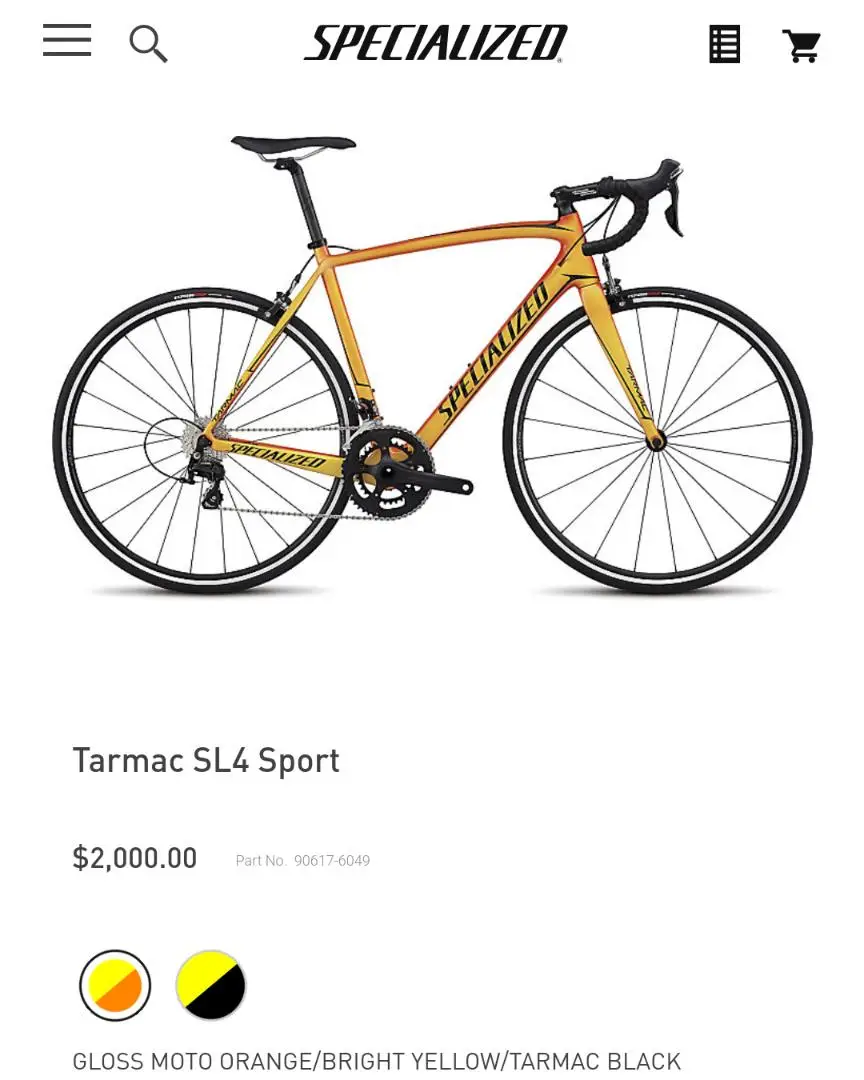 Specialized Tarmac SL4 Sport