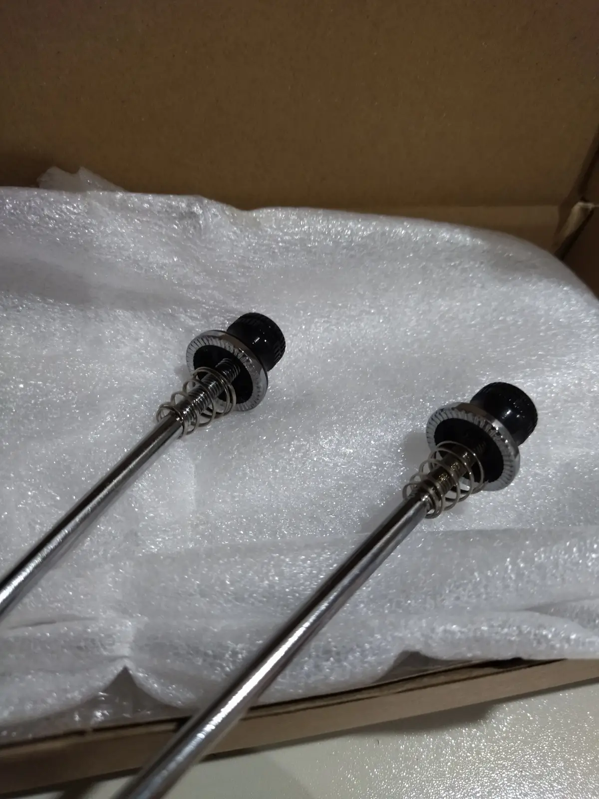 [New/Rare] SpeedPark Component Taiwan 74/130mm Ultralight 68g/pair Stainless Steel Anti-Theft Skewer