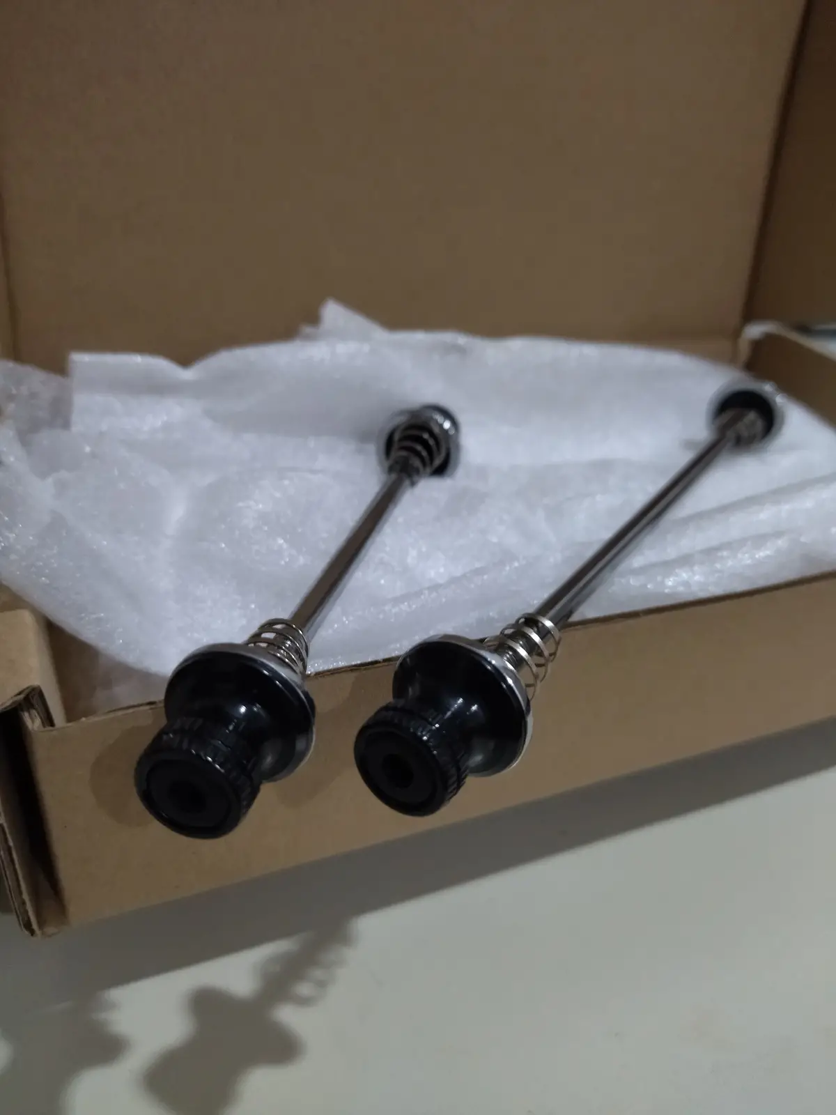 [New/Rare] SpeedPark Component Taiwan 74/130mm Ultralight 68g/pair Stainless Steel Anti-Theft Skewer