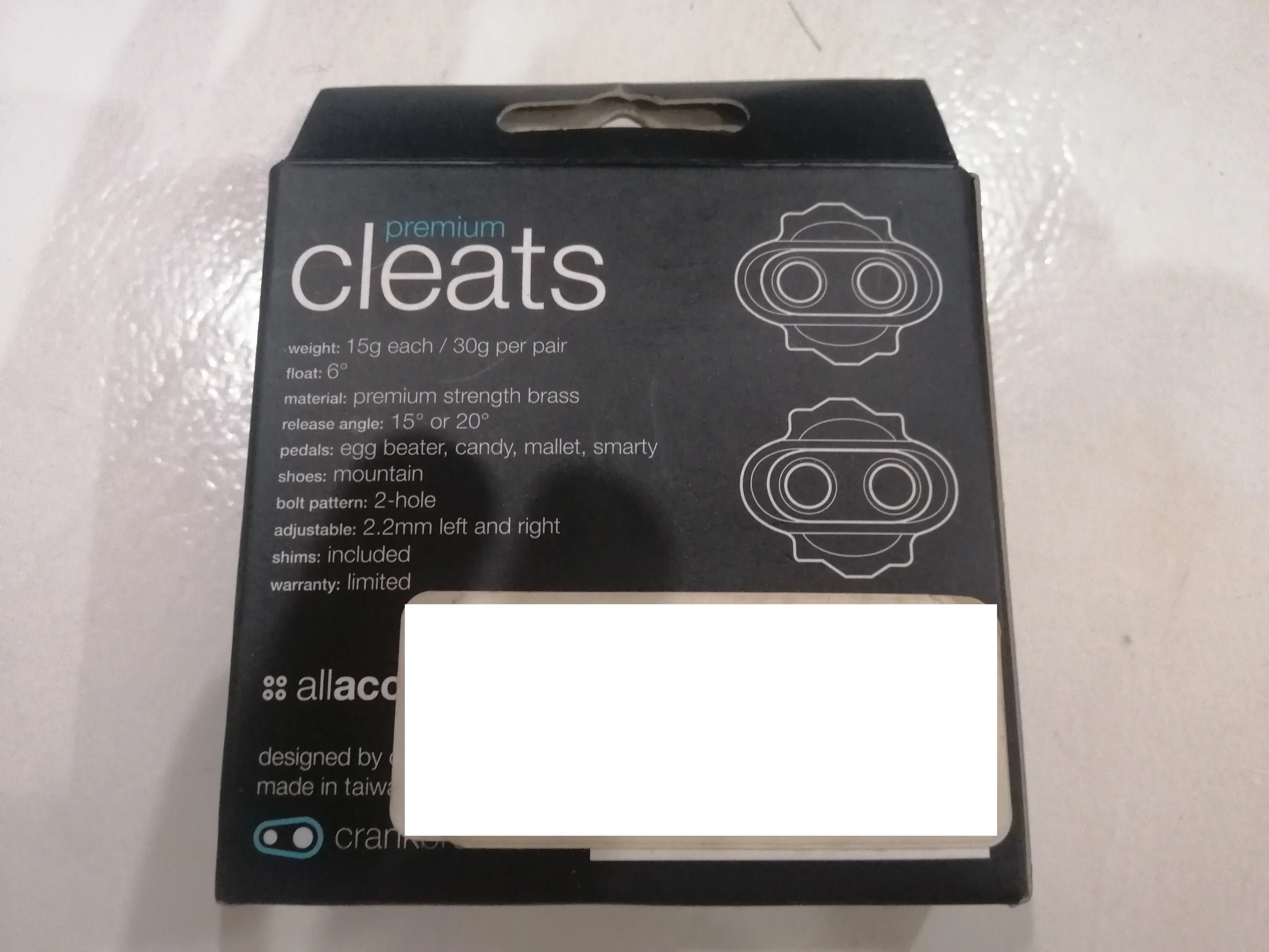 Original Premium Crank Brothers Cleat