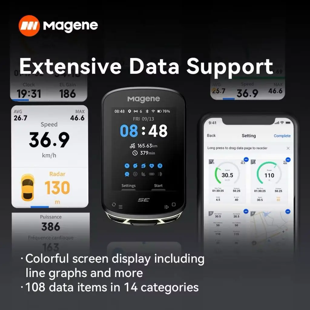 MAGENEE C506 SE Smart GPS Bike Computer