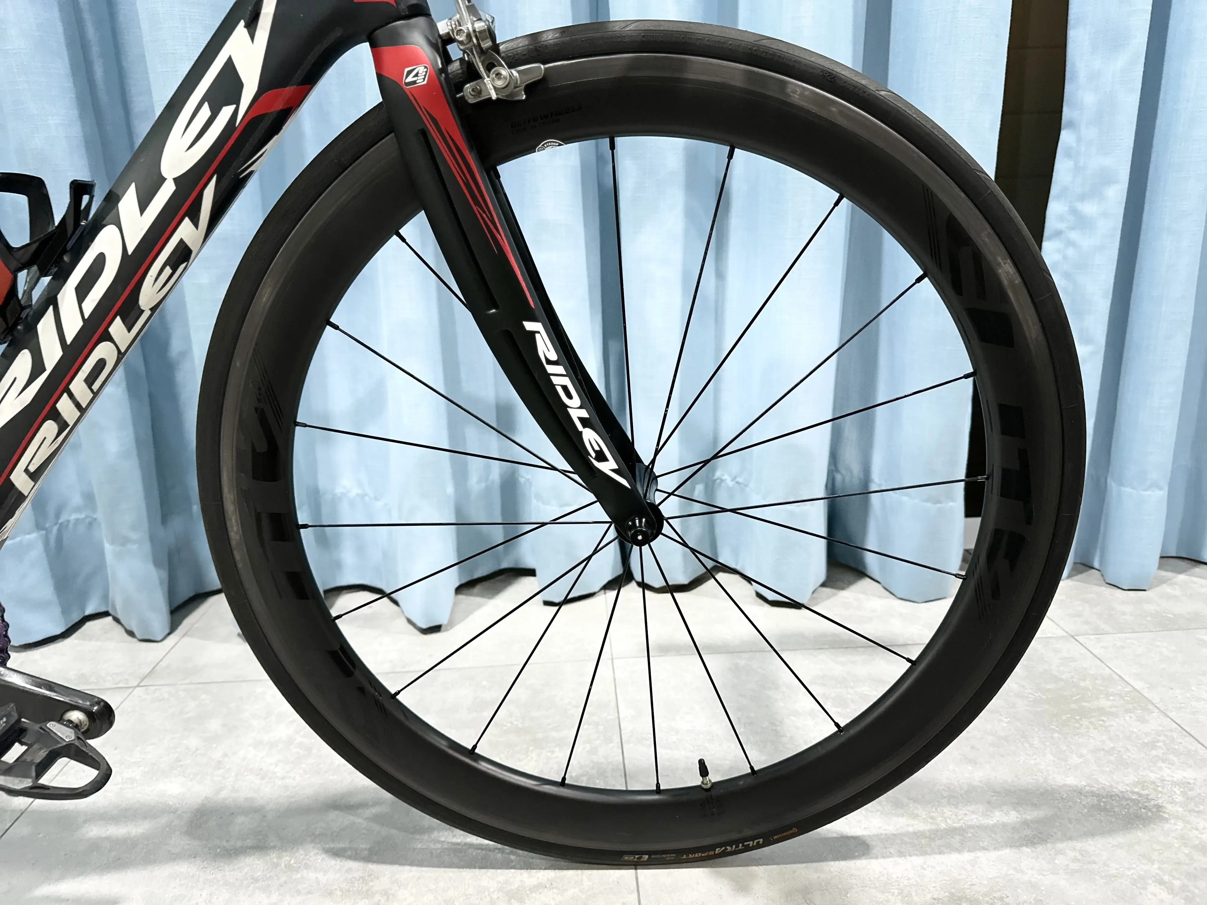 EliteWheels 50mm Bike carbon wheelset (rim brake)