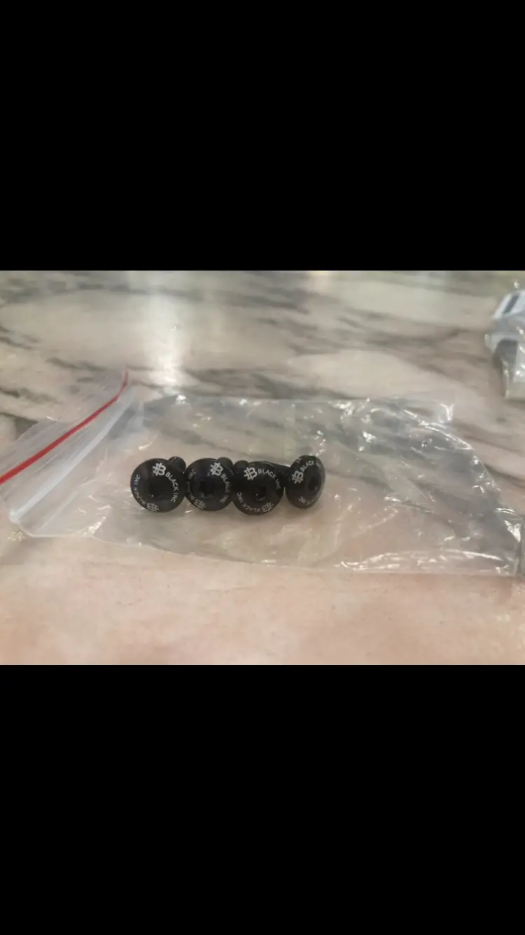 Black Inc Water Bottle Cage Bolts