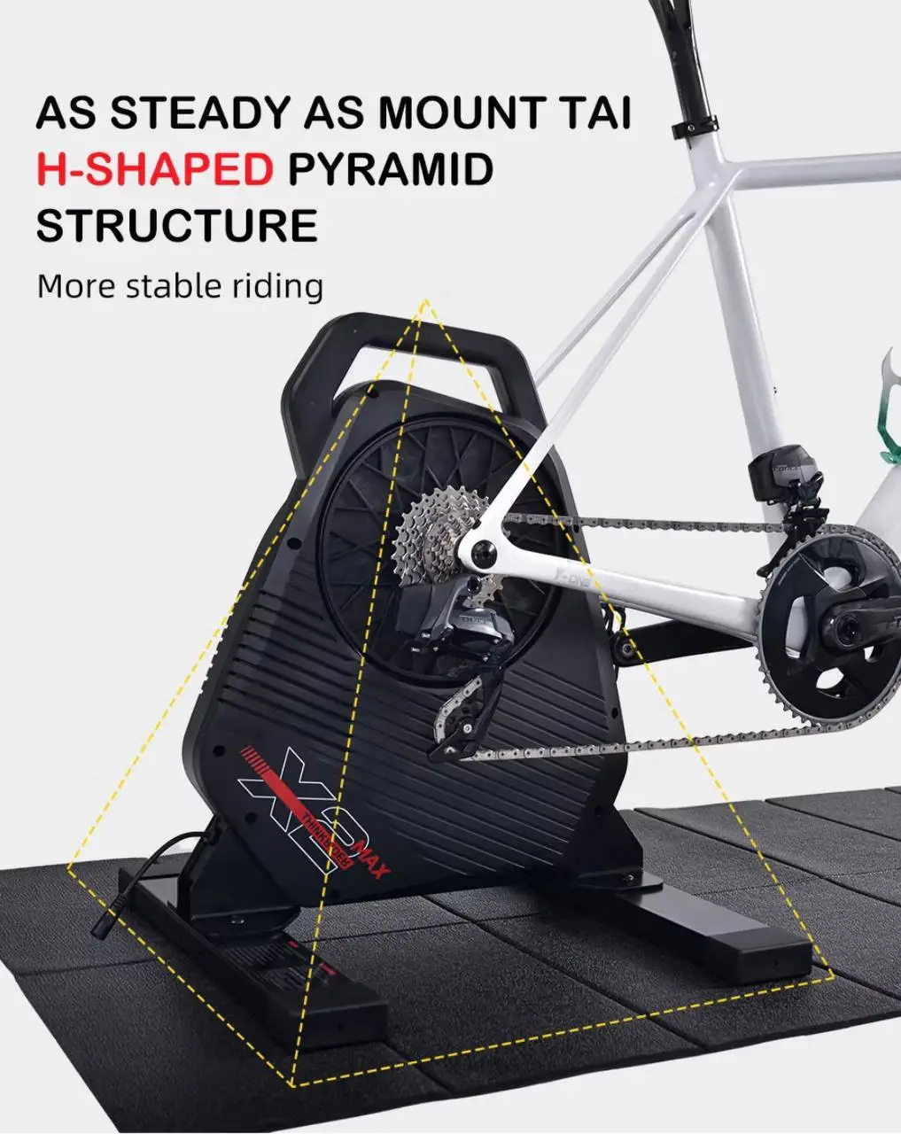 ThinkRider X2MAX Smart Bike Trainer MTB Road Bicycle Built-in Power Meter power meter Compatible