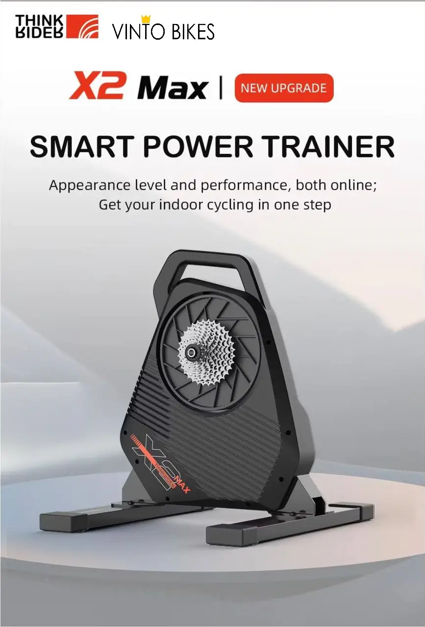 ThinkRider X2MAX Smart Bike Trainer MTB Road Bicycle Built-in Power Meter power meter Compatible