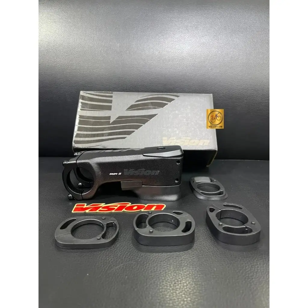 [NEW] Vision NS SMR-II Stem -10° 31.8mm x 90mm 100mm 110mm 120mm - black ROAD, GRAVEL