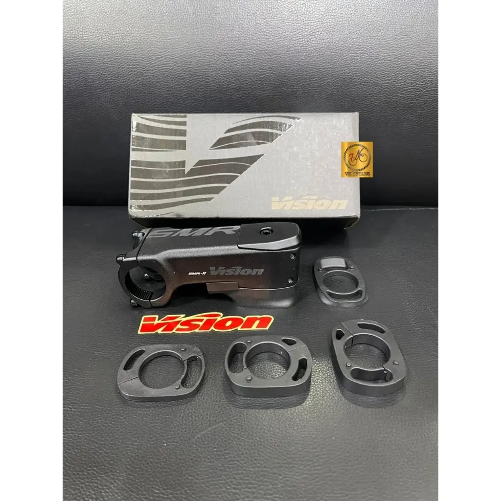 [NEW] Vision NS SMR-II Stem -10° 31.8mm x 90mm 100mm 110mm 120mm - black ROAD, GRAVEL