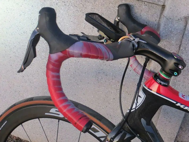 Ciclovation Premium Bar Tape - Halo Touch Blooming red Gold Mine Irradiant Violet Rainbow Storm Cloud