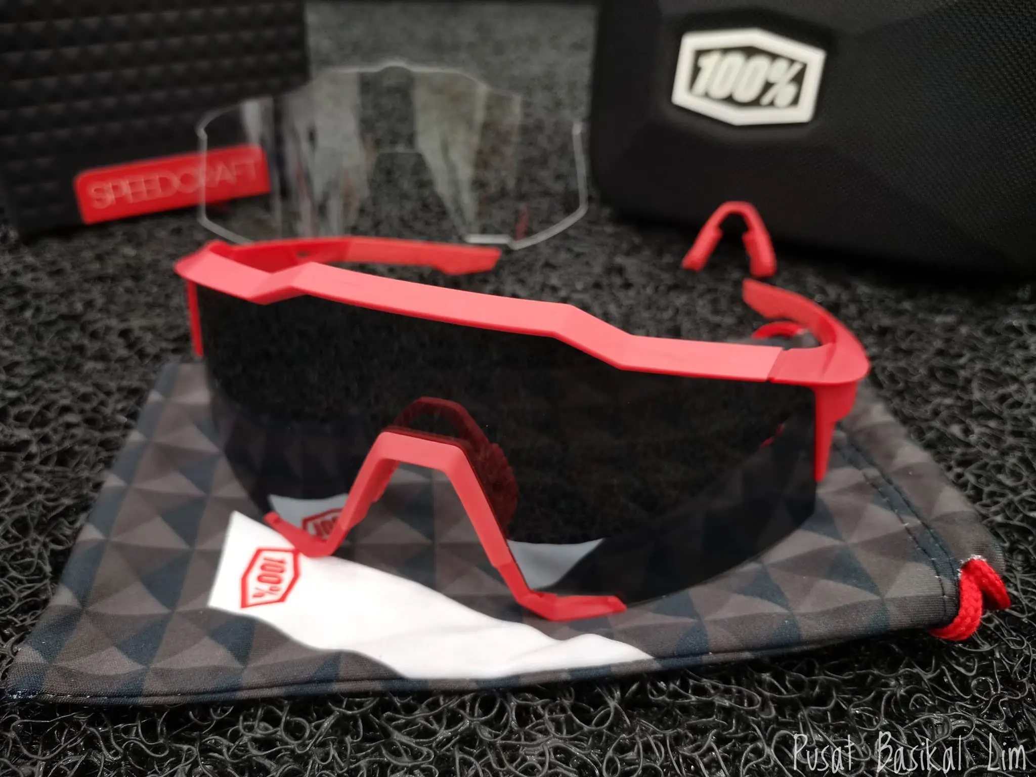 Ride 100% Speedcraft Soft Tact Coral - Black Mirror Lens
