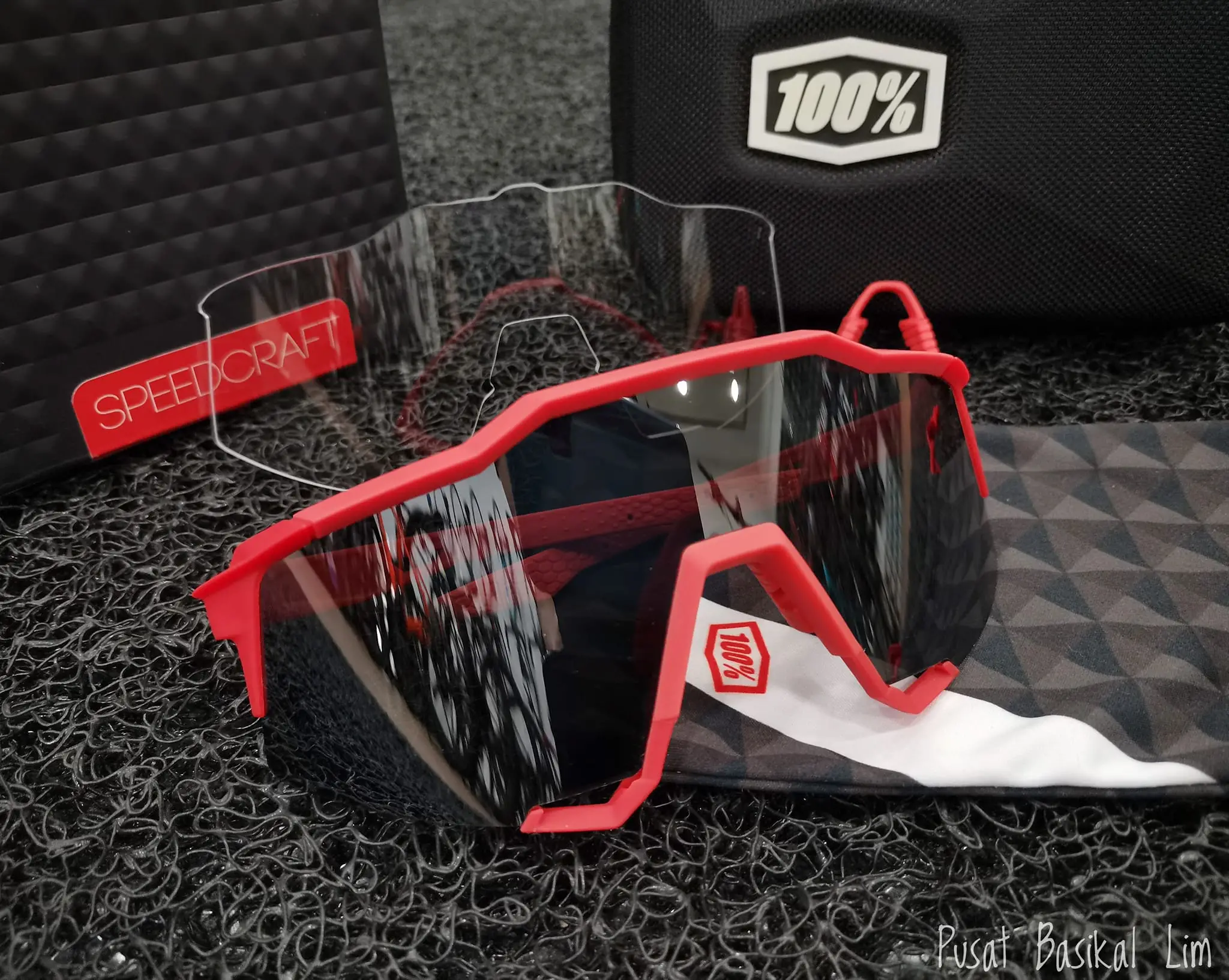 Ride 100% Speedcraft Soft Tact Coral - Black Mirror Lens
