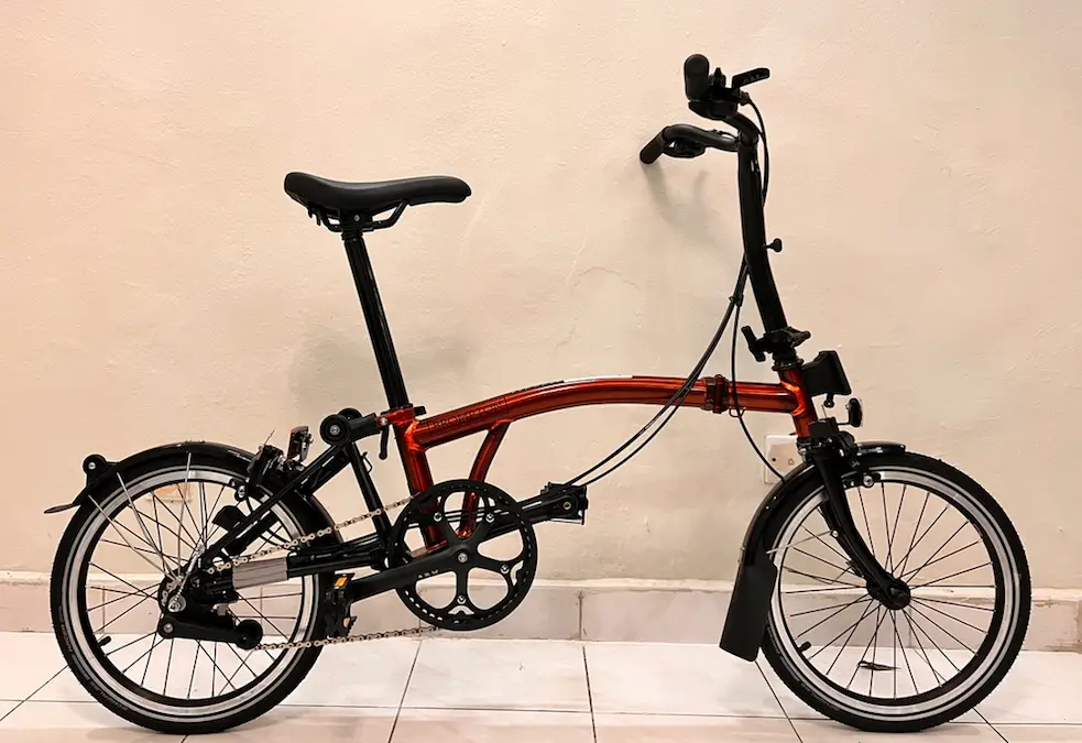 Brompton C Line Explore Mid Flame Lacquer BE M6L