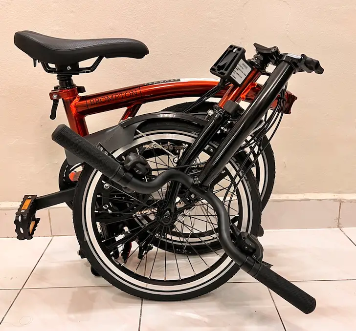 Brompton C Line Explore Mid Flame Lacquer BE M6L
