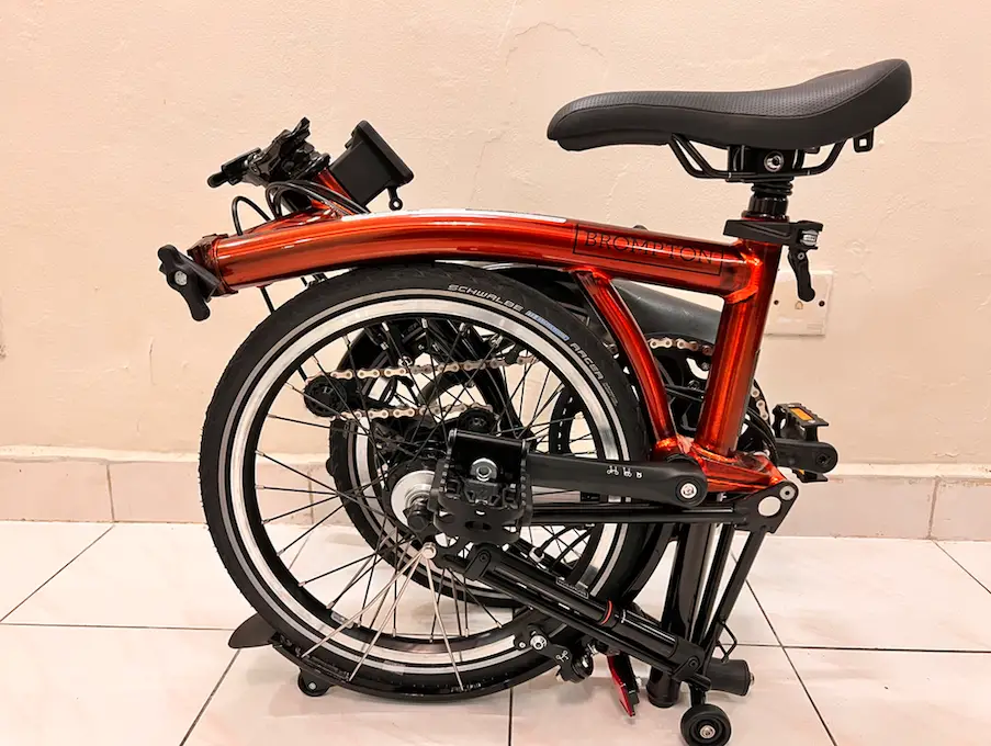 Brompton C Line Explore Mid Flame Lacquer BE M6L