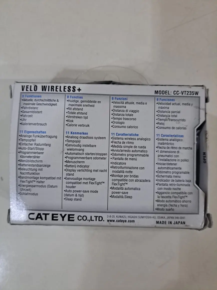 CAT EYE Velo Wireless+ Cycling Computer